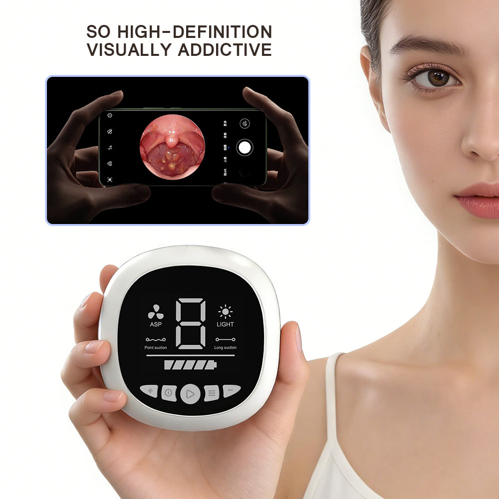 LazyWife PopVac Pro - Built-in HD Screen Visual Tonsil Stone Remover
