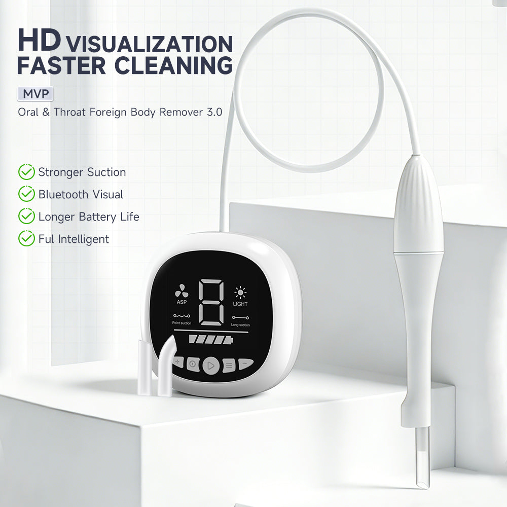 LazyWife PopVac Pro - Built-in HD Screen Visual Tonsil Stone Remover