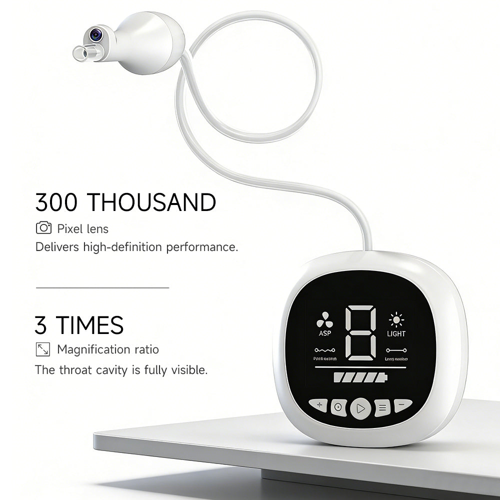 LazyWife PopVac Pro - Built-in HD Screen Visual Tonsil Stone Remover
